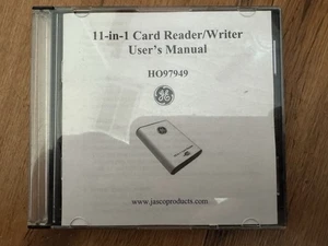 11 in1 Kartenleser Brenner Bedienungsanleitung CD P/N H097949.  Jasco Produkte (nur CD) - Bild 1 von 1