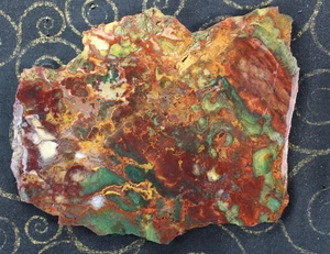 Marston Ranch Petrified Bog Wood Jasper Slab- 7.4 Ozs -  Lapidary - Collector - Picture 1 of 12
