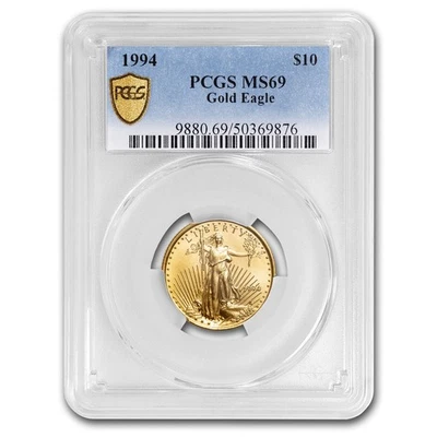 1994 1/4 oz American Gold Eagle MS-69 PCGS - Image 1 of 3