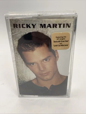 Ricky Martin Self Titled Cassette Tape 1999 Columbia Livin La Vida Loca SEALED - Image 1 of 4