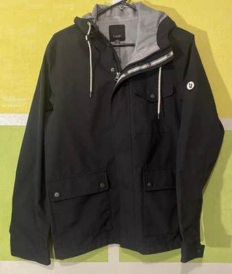 VUORI Palisades Rain Jacket Men's Medium Black  - Image 1 of 3