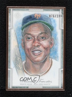 2019 Topps Transcendent Franchise Favorites Reproductions /100 Monte Irvin HOF - Image 1 of 2