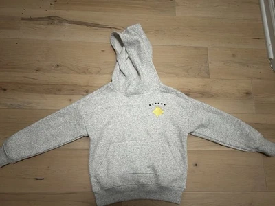 Sudadera con Capucha Gris Kosovo para Niños - Sudadera Mapa Bandera Dorada y Blanca Niños Albaneses Foto 1 de 4