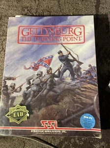 GETTYSBURG THE TURNING POINT Strategic Simulations 1986 IBM PC 5 1/4” Disk - Picture 1 of 2