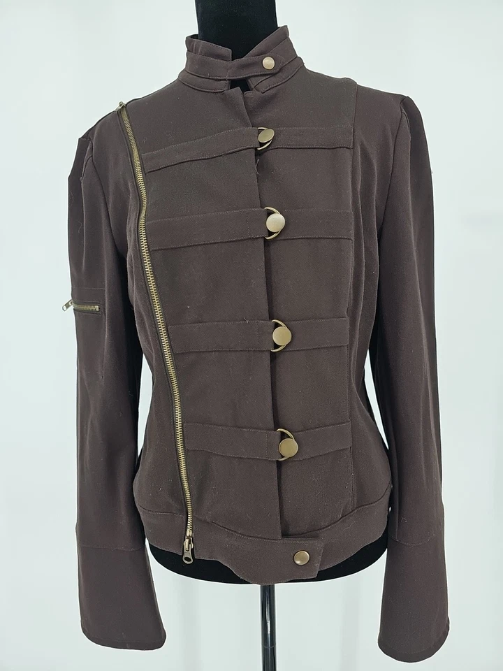 Jaqueta de Moto Walter Brown com Zíper Punhos Tamanho 12 - Imagem 1 de 4