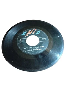 Gene Simmons "Haunted House / Hey, Hey Little Girl" 7" Hi Records 1964, WORN - Picture 1 of 13