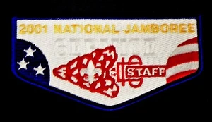 2001 BOY SCOUT BSA JAMBOREE ORDER OF THE ARROW 2017 OA STAFF SERVICE FLAP TUFF - Bild 1 von 1