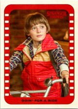 2018 Topps Stranger Things Season One Scene Sticker #7 Goin' For A Ride