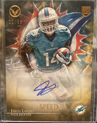 2014 Topps Valor Jarvis Landry Rookie Autograph #/99     VA-JL - Image 1 of 3