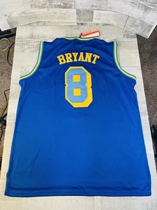 Kobe Bryant #8 LA Crenshaw Blue Jersey Headgear Classics Men’s 5XL NEW W/ Tags - Picture 1 of 9