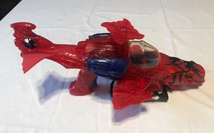 1998 Red Spiderman Web Copter Helicopter - Marvel Toy Biz NN - Picture 1 of 6