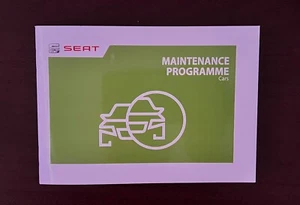 GENUINE SEAT LEON SERVICE HISTORY BOOK , ALL MODELS DIESEL PETROL FR - Picture 1 of 3