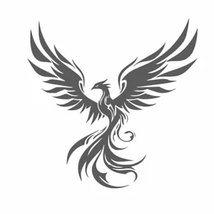 Auto Aufkleber Phönix Sticker 20 x 20 cm - Design Style Transporter, Wohnmobil - Bild 1 von 4