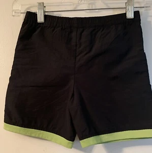 Class Club Boys Black Elastic Waist Shorts Size-4T 100% Nylon Side Pockets - Picture 1 of 3