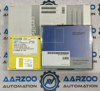 Siemens 6ES7810-5CC08-0YE5 Reconditionné SIMATIC S7, STEP7 PROF ED2004, FLOATANT - Photo 1/4