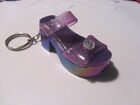 Vintage LISA FRANK 2.5" Purple Slipper Keychain -NICE!!