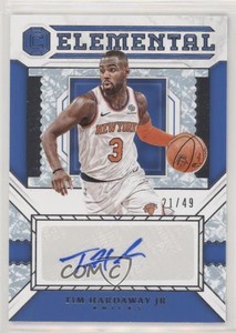 2018 Panini Cornerstones Elemental Signatures Crystal /49 Tim Hardaway Jr Auto