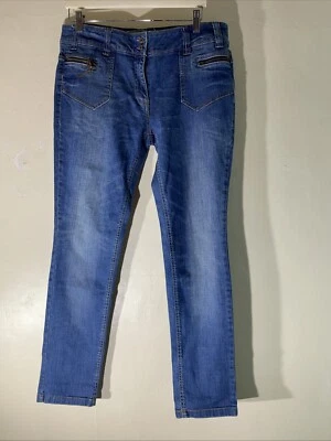 Womens Cherokee Uk 14 Blue Wash Skinny Stretch Casual Denim Jeans Trousers - Image 1 of 4