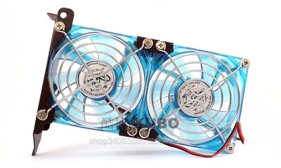 Desktop general 8CM fan graphics card companion radiator PCI bit graphics fan - Image 1 of 3