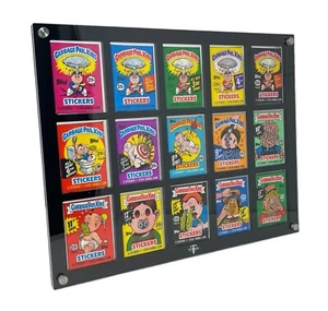 1986 Topps Garbage Pail Kids Original Empty Wrapper with Titan Display Frame - Picture 1 of 4