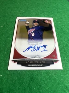 Autógrafos Bowman Chrome 2013 - Prospects #BCA-AW Adam Walker (AU, RC) - Imagen 1 de 7