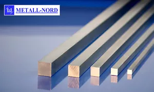 Edelstahl Vierkant Vollmaterial 6x6 - 30x30mm 1.4571 V4A Stahl rostfrei Va Stab - Bild 1 von 1