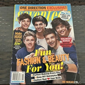Seventeen Magazine One Direction November 2012 - Harry Styles - Taylor Swift - Picture 1 of 3