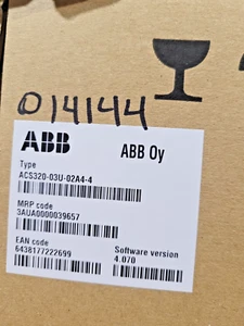 ABB Drive 1 HP 460V 4.1A 3 Phase No Keypad ACS320-03U-02A4-4 - Picture 1 of 1