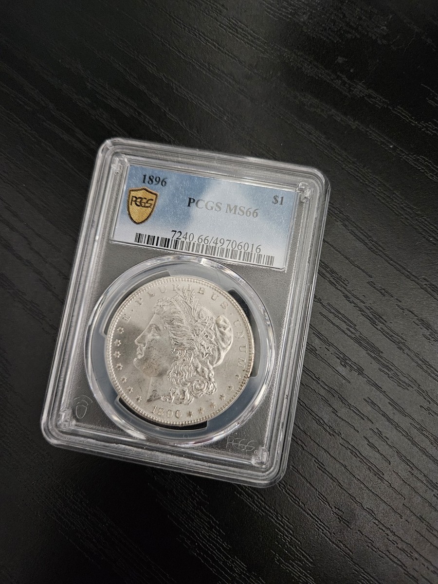 1896 モルガンダラー NGC鑑定 アンティークコイン 1921-D $1 NGC MS66 - モルガン・ダラー 1896 モルガン シルバー  ダラー MS66 PCGS 1884年 モルガン ダラー 銀貨 1ドル シルバー モルガン ヘッド リバティ イーグル アメリカ合衆国造幣局  カーソンシティ DPL MS-66 NGC ...