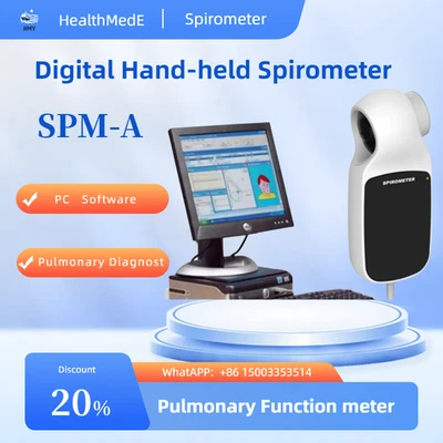 Портативный тестер функций легких для домашнего и клинического использования — мониторинг астмы ХОБЛ - Изображение 1 из 4
