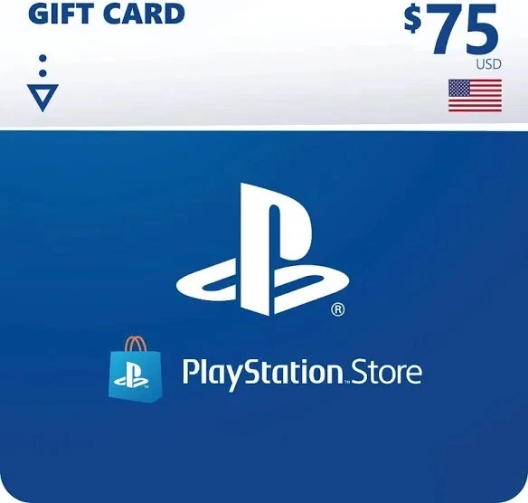 Tarjeta de regalo Sony PlayStation Store $75 PSN - PS5 PS4 PS3 Foto 1 de 1