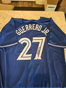 VLADIMIR GUERRERO JR Signed Autographed CUSTOM Jersey JSA COA - Picture 1 of 6