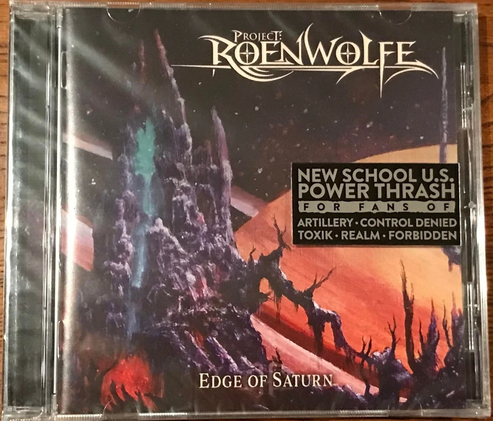 PROJECT ROENWOLFE - Edge Of Saturn CD Power Thrash ICED EARTH - BRAND NEW SEALED - Image 1 of 1