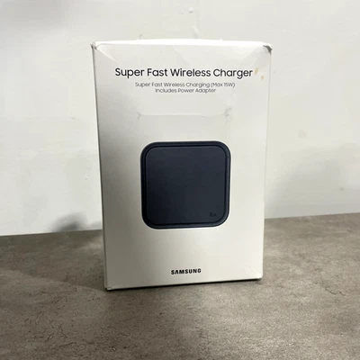 Carregador sem fio Samsung 15W almofada de carregamento super rápida sem fio para dispositivos Galaxy - Imagem 1 de 4