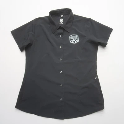 Camiseta deportiva de ciclismo Club Ride para mujer grande negra perla cuello a presión ciclismo Foto 1 de 4