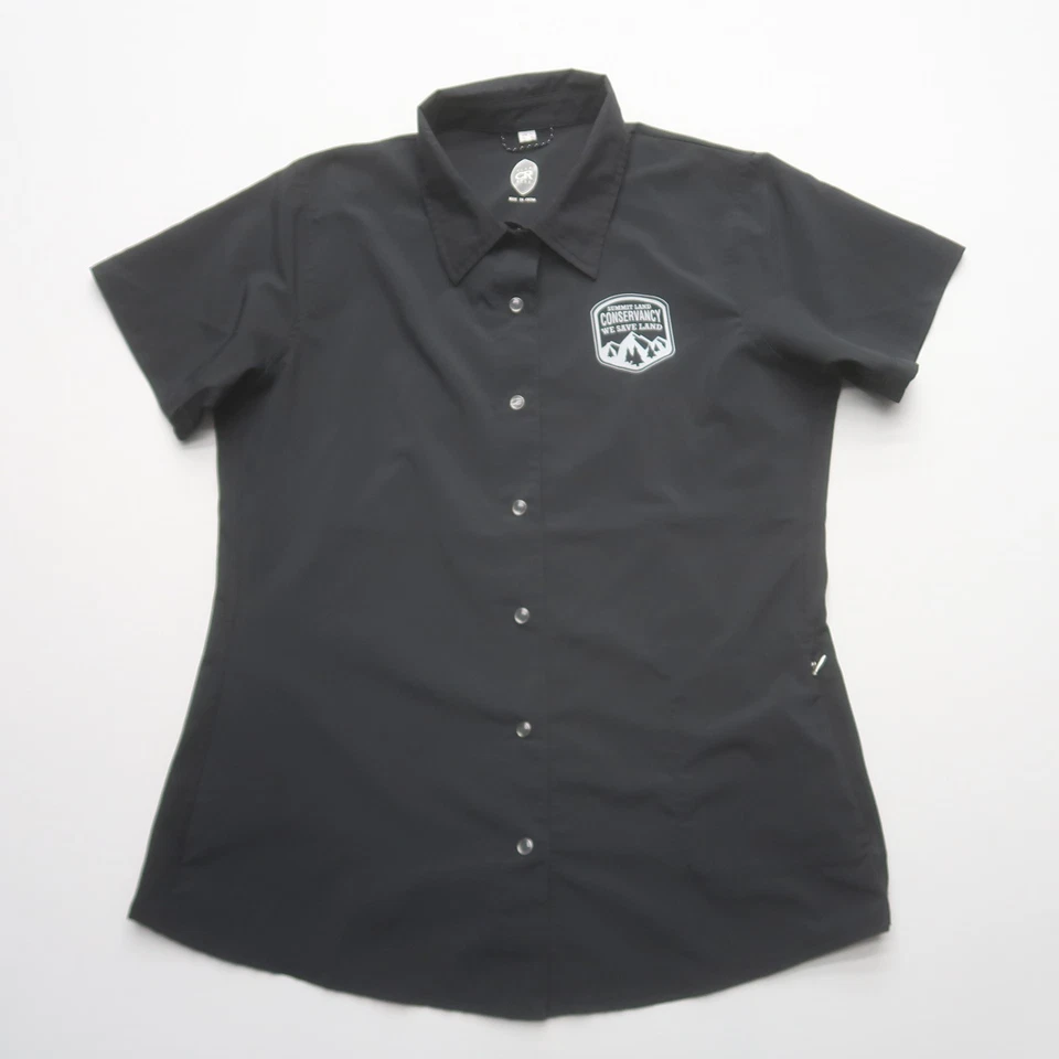 Camiseta deportiva de ciclismo Club Ride para mujer grande negra perla cuello a presión ciclismo Foto 1 de 4