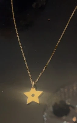 Lindo colar icônico logotipo estrela Dior - Imagem 1 de 4