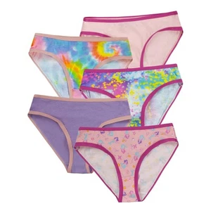 Girls' Bikini Underwear (5-Pack), Fuchsia/Pink, 6 - Picture 1 of 2