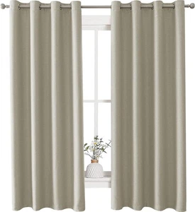 Opaque Curtains, Linen Look Effect, Blackout Curtains, Thermal Curtain, Cold Pro - Picture 1 of 12