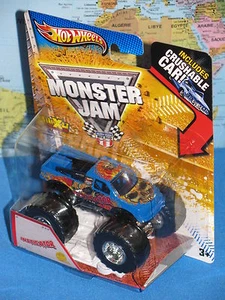 HOT WHEELS MONSTER JAM INSTIGATOR 1st EDITIONS 2013 CRUSHABLE CAR **BRAND NEW** - Picture 1 of 5