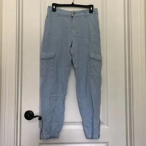 Guess Men's Cargo Pants Straight Leg Mid Rise Airway Blue Size 30 x 27 NWT - Picture 1 of 8
