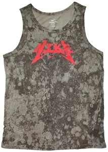 Nike MUSCLE Sleeveless Tank Top Men's Gray Activewear Top Size L Round Neck - Picture 1 of 7