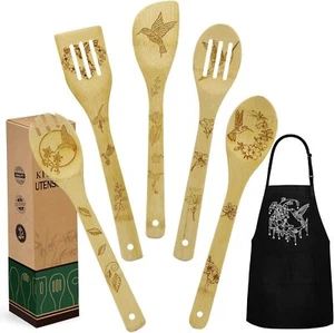 Hummingbird Gifts for Women, Kitchen Decor Cooking Utensils Set Include Unique B - Picture 1 of 4