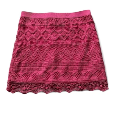 Minifalda vintage de ganchillo American Eagle de los años Y2K/2010 - Festival estilo boho talla 4 Foto 1 de 4