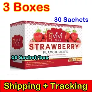 VIVI Plus Fragola Bevanda Collagene Anti Invecchiamento Pelle Radiosa Dieta Illuminante X 3 - Foto 1 di 14