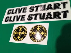 CLIVE STUART decal set. Accurate re-issue from samples in our collection! #1 - Picture 1 of 1