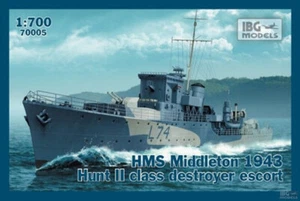 IBG 70005 HMS Middleton 1943 Hunt II Clase destructor escolta escala 1/700 - Imagen 1 de 1