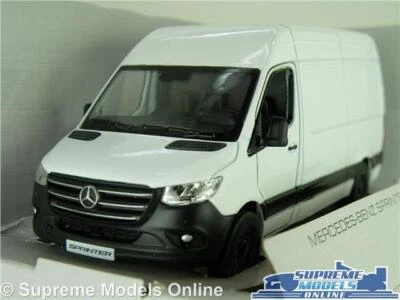 MERCEDES SPRINTER MODEL VAN TRUCK PLAIN WHITE 1:43 KINSMART MK3 MK4 K8 - Image 1 of 4
