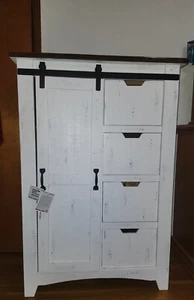Dresser. solid oak never used, 34 " W by 53" H by 18" D - Picture 1 of 6