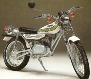 Calcomanías de gráficos Yamaha TY50 transferencias TY 50 pruebas bicicleta verde y negro - Imagen 1 de 2